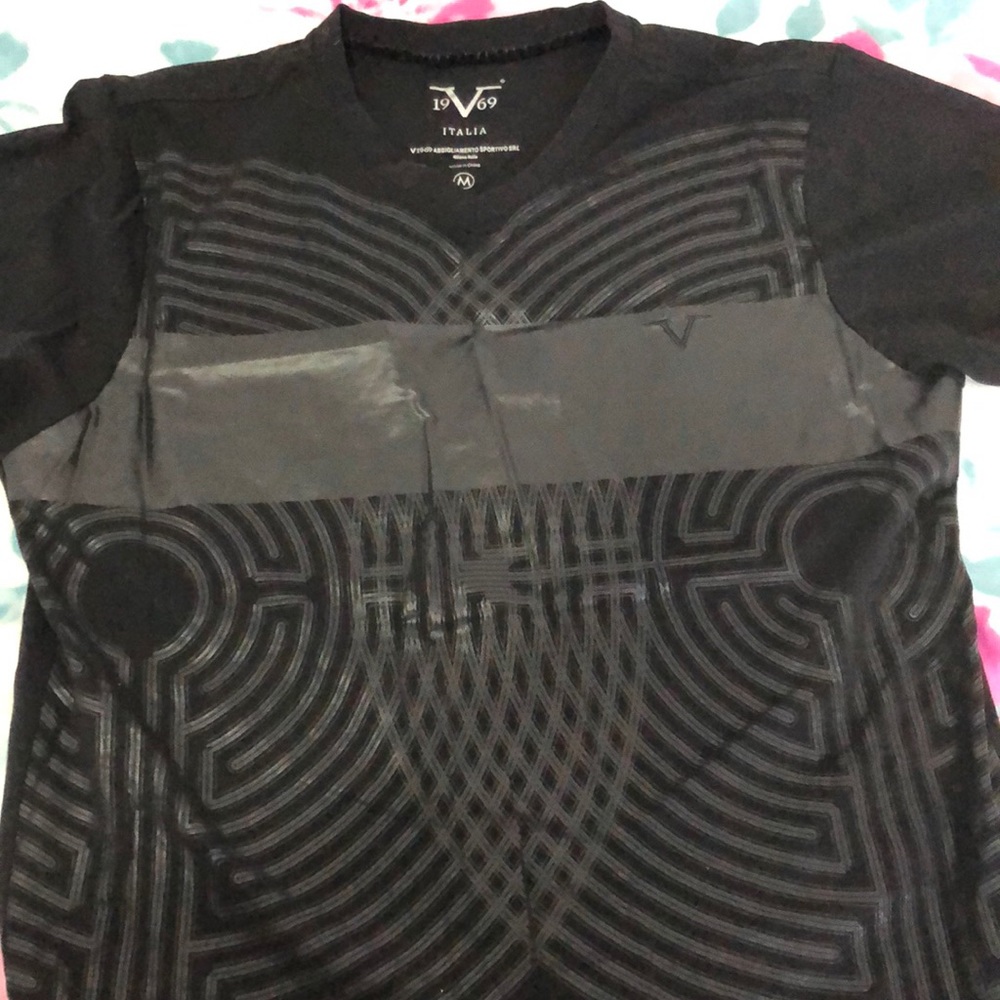 SOLD- Italia 19V69 black shirt